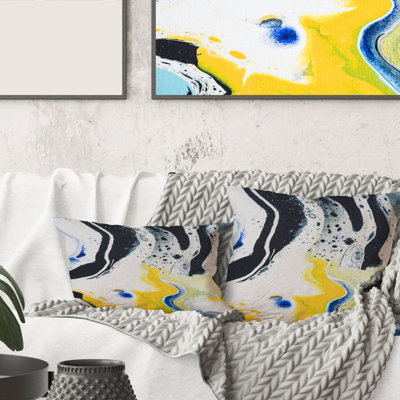 Marble Composition IV Rectangular Pillow Cover & Insert
