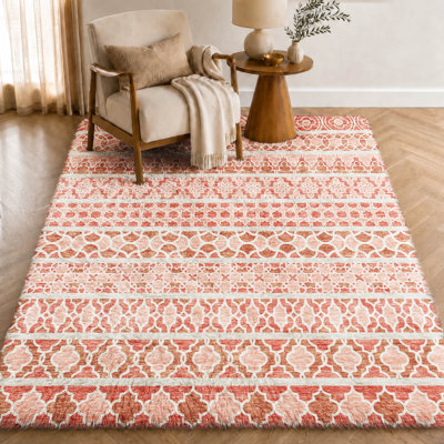 Tapis bohème shggy de rêve lavable à la machine de qualité supérieure