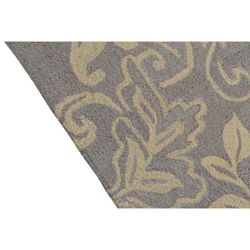 Tapis gris clair 5 x 8 Pratt