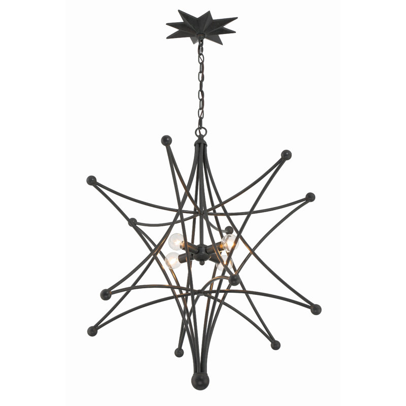 Lustre linéaire moderne à 4 lumières Xarles