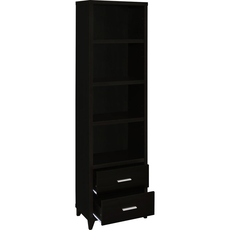 Brown Cappuccino Media Display Tower - Showcase Your Belongings Customizable Organization For Needs