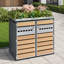 Metal Double Bin Store