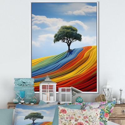 Paysage symphonique chromatique I - reproduction sur toile