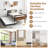 Sofie Powder Coated Steel Daybed with Trundle Bed