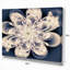 «White Fractal Flower», impression sur toile tendue-18437707