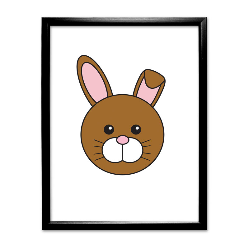 Single Picture Frame Print, Black