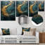 - Art mural abstrait spirales en métal-99555274