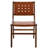 Woven Strips Faux Leather Farmhouse Dining Chairs Kitchen Solid Wood Chairs Modern Side Chairs With Wood Legs For Dining Room Living Room Bedroom Restaurant, Set Of 2-961133224
