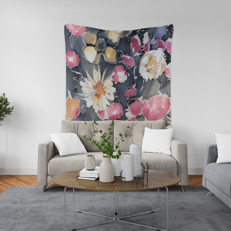 Tapisserie murale, H 80 po x l 68 po
