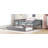 Wood Daybed With Trundle And Fence Guardrails-29033187-29033184