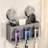Suction Cup Toothbrush Holder Set, Non Perforated Wall Mounted Storage Rack