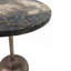 Table d'appoint en bois pétrifié fossilisé
