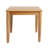 Wood Rustic Side Table With Slat , 20X20x18.61, Coloration Construction, 19.66" W X D 18.61" H,