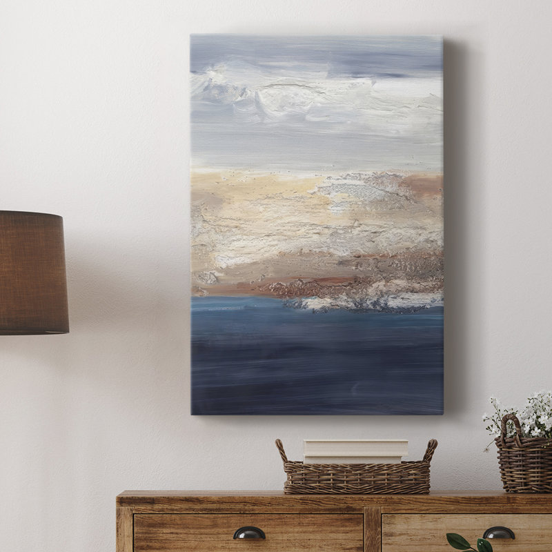 Écume de marée Horizon II - Cavas enveloppés de galerie