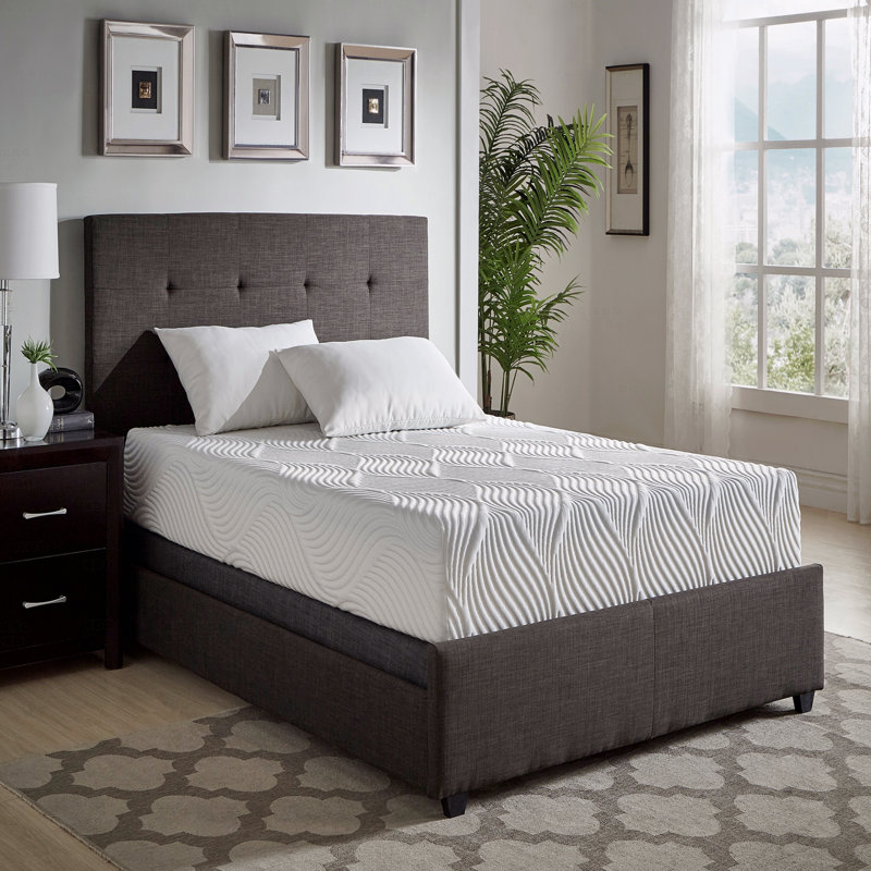 Matelas en mousse viscoélastique imprégnée de gel 10 po, Très grand californien, 10"