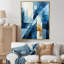Nautique, formes géométriques bleues IV - art mural géométrique-1071682503-840046243