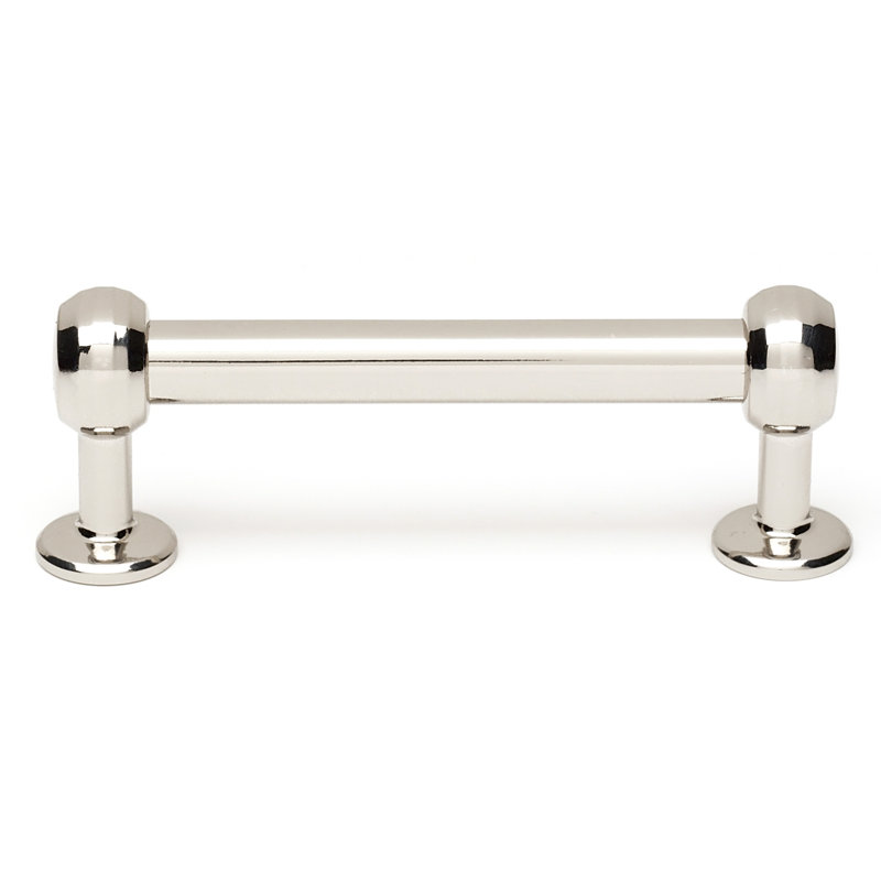 Traditional 3" Center Bar Pull, Polished Nickel, 3"