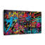 Graffiti abstrait, reproduction d'art sur toile-842854059