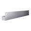 Rail de rangement mural double à deux niveaux en acier inoxydable de 56 cm (22 po), robuste, pour bouteilles d'alcool.