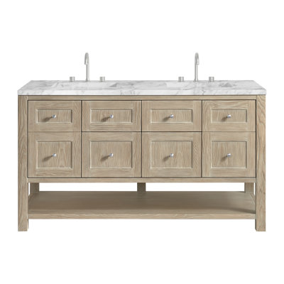 Breckenridge 60'' Double Bathroom Vanity with Top