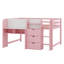 Low Loft Bed With Built-In Desk-1640499985