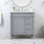 Ensemble de meuble-lavabo simple 32 po Readington-385001667