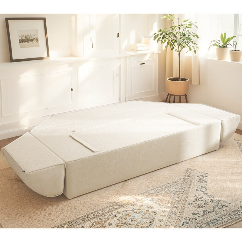 Canapé-lit convertible 79,5 po 3-en-1 , Beige