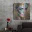 Art mural en métal Winston Porter «Golden Hues Portrait» par Svetlana Aleynikova-950539185