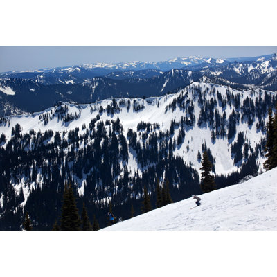 Snow Crystal Mountain by Bpperry - Wrapped Canvas Print