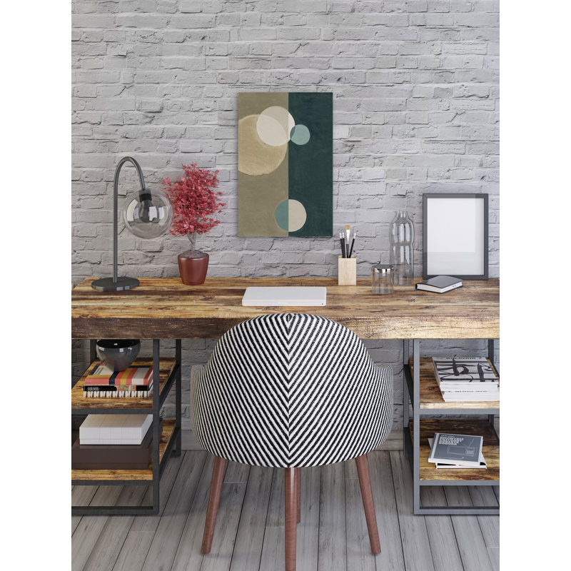 «Circle Transitions» par Marmont Hill - reproduction d'art sur toile tendue, H 12 po x l 8 po x P 1,5 po