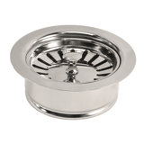 3.5" Basket Strainer with Disposer Trim