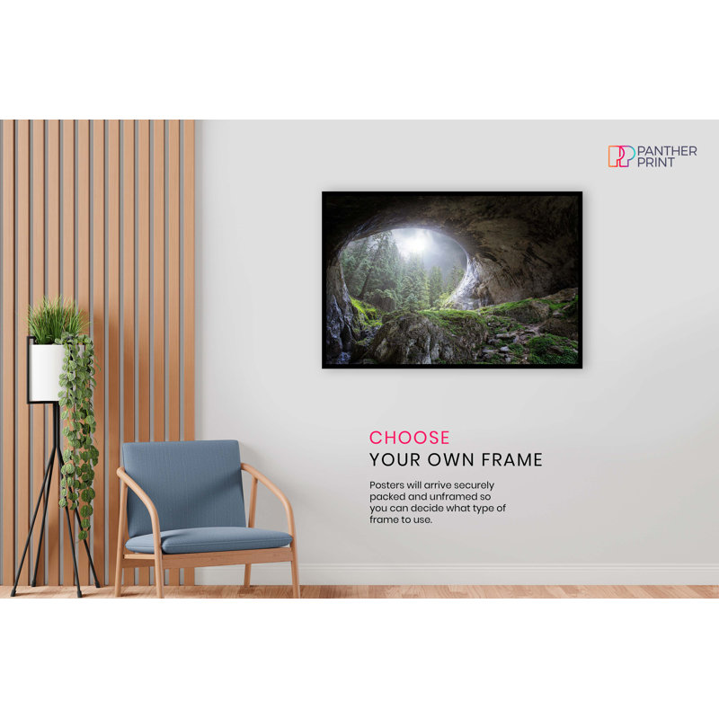 Hidden Cave And Open Sky - No Frame Print, 91cm H x 61cm W x 1cm D