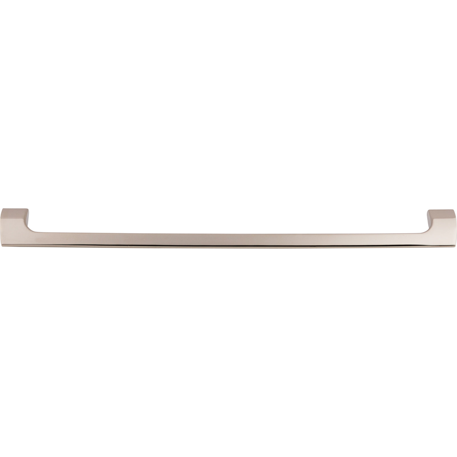 Holland Bar pull, Polished Nickel, 12" Center to Center