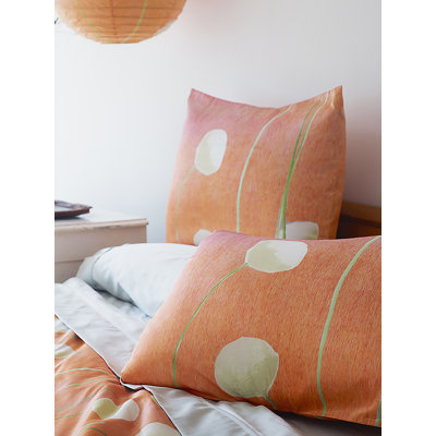 Modern & Contemporary Cotton Sateen Floral Duvet Cover