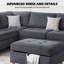 Reversible Sectional Sofa With Storage Ottoman-1220187853