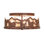 Rustic Lodge 3 - Light Flush Mount