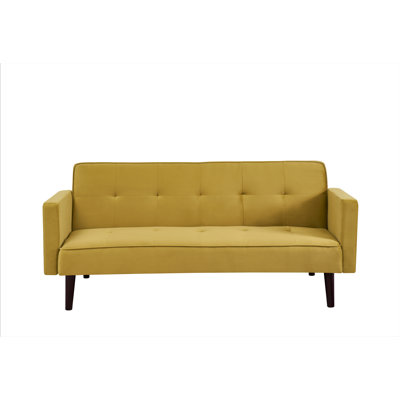 tufted design 72'' wide convertible sofa