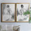 «Soft Silhouette V», ensemble de 2 reproductions sur toile-195628234-265539963-265639750