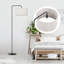 Lampe sur pied arquée 65,5 po avec 2 ampoules DEL Landrau incluses