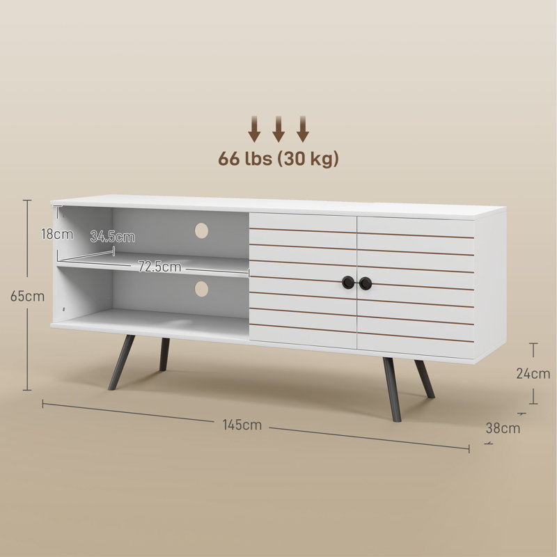 Ohlson Unfinished TV Stand for TVs up to 65"