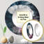 Miroir mural rond en aluminium Pucci