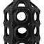 Vase de table cylindrique en céramique noire-248447259