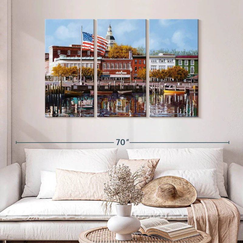 Annapolis, 32" H x 50" W
