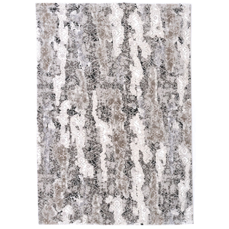 Abstract Indoor Rug, Rectangle 4' x 6'