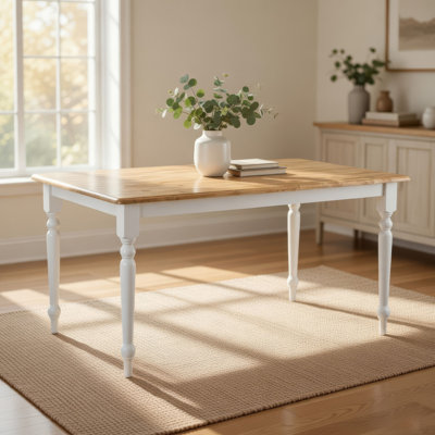Table de salle à manger en bois massif