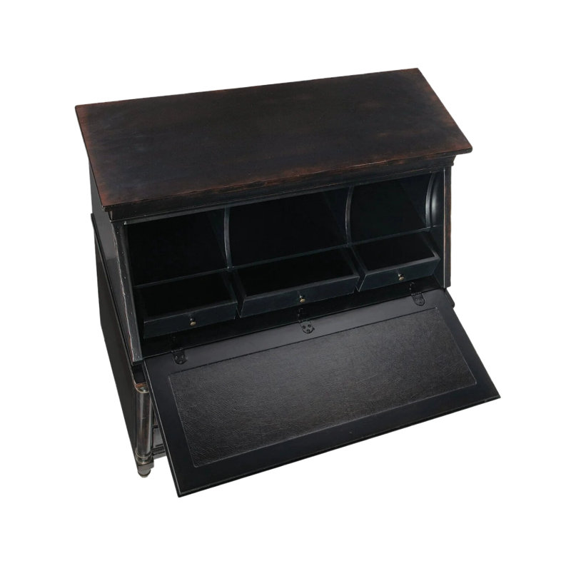 Commode rétro noire