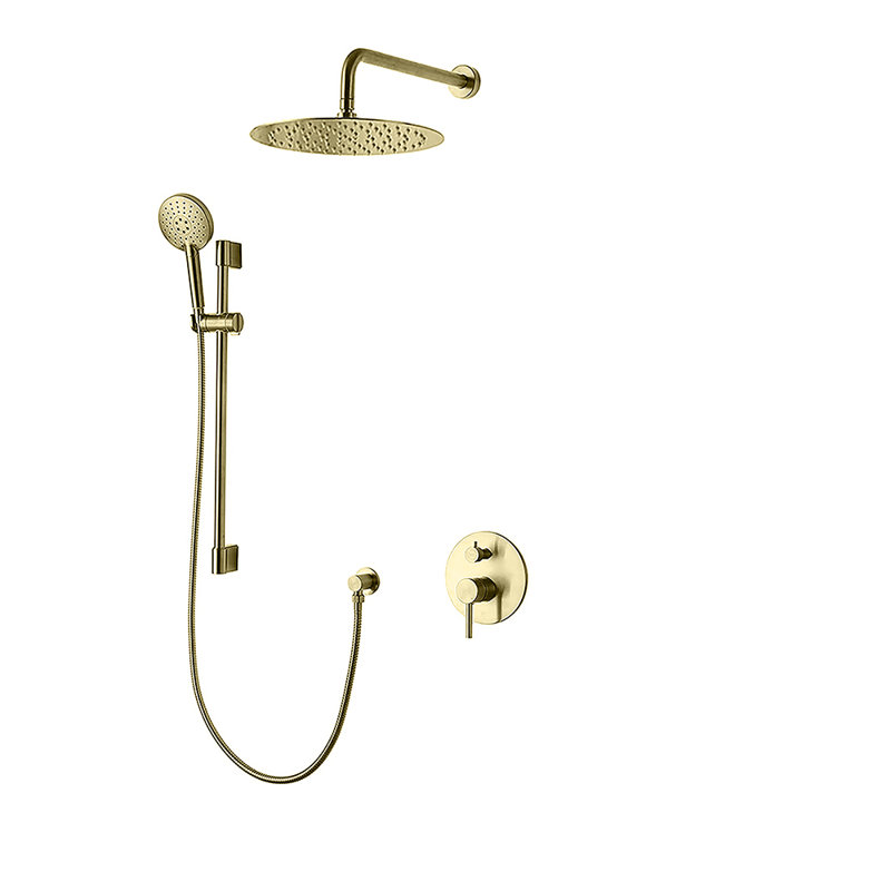 Louth with Rough in-Valve, Brushed Gold