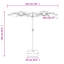 Double-Head Garden Parasol 316x240 cm-1478491573