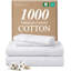Ensemble de draps 100% coton 1000 fils, collection Hotel, literie douce et de qualité supérieure-106537304-106537307