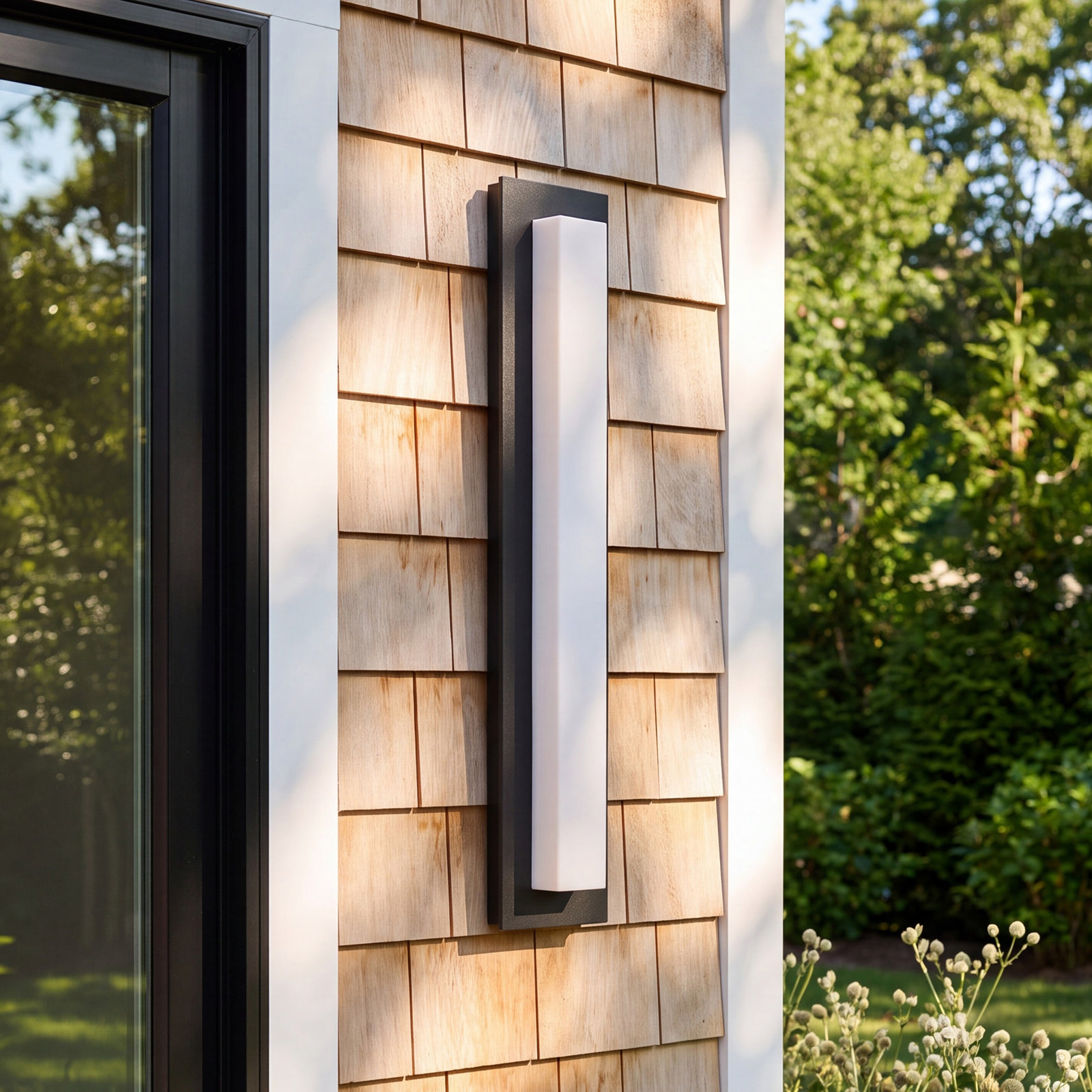Brayden Studio® Outdoor Sconce, 31.5" H x 4.7" W x 2.1" D